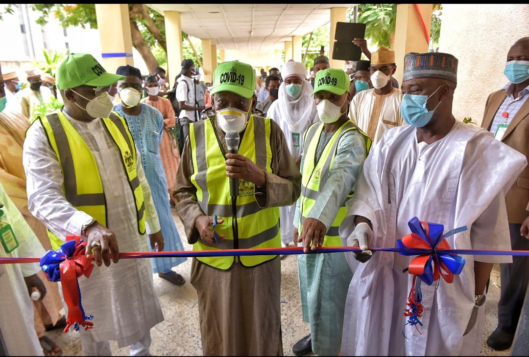 CACOVID hands over 66 beds remodeled, renovated isolation center to Kano